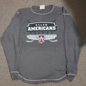 Allen Americans Waffle Crew Neck Shirt